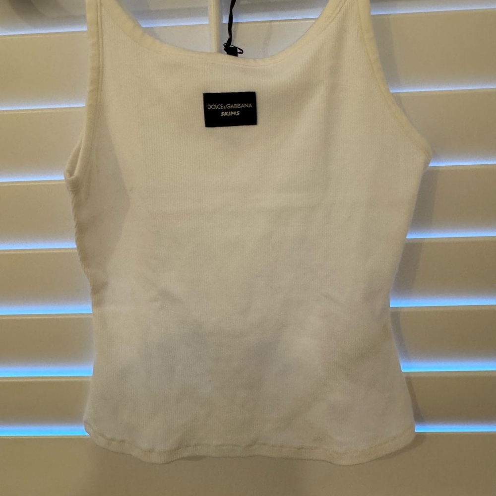 Dolce & Gabbana X Skims White Tank Top